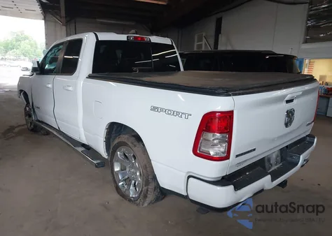 2022 Ram 1500 Big Horn Quad Cab 4X4 6'4 Box from USA, damaged, VIN 1C6SRFBT2NN161749